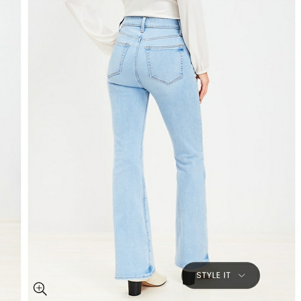 NWT High Rise jeans 👖 LOFT size 32 / 14